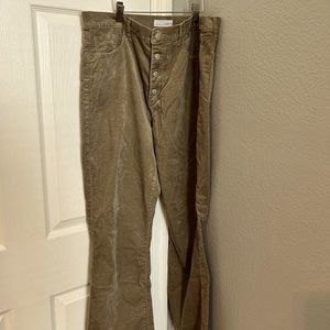 NWOT Loft soft corduroy flare bottom
